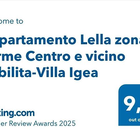 Appartamento Lella Zona Terme Centro E Vicino Habilita-Villa Igea Акви Терме Экстерьер фото