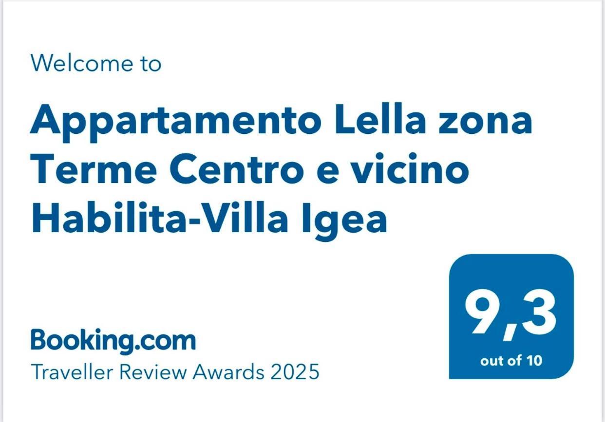 Appartamento Lella Zona Terme Centro E Vicino Habilita-Villa Igea Акви Терме Экстерьер фото